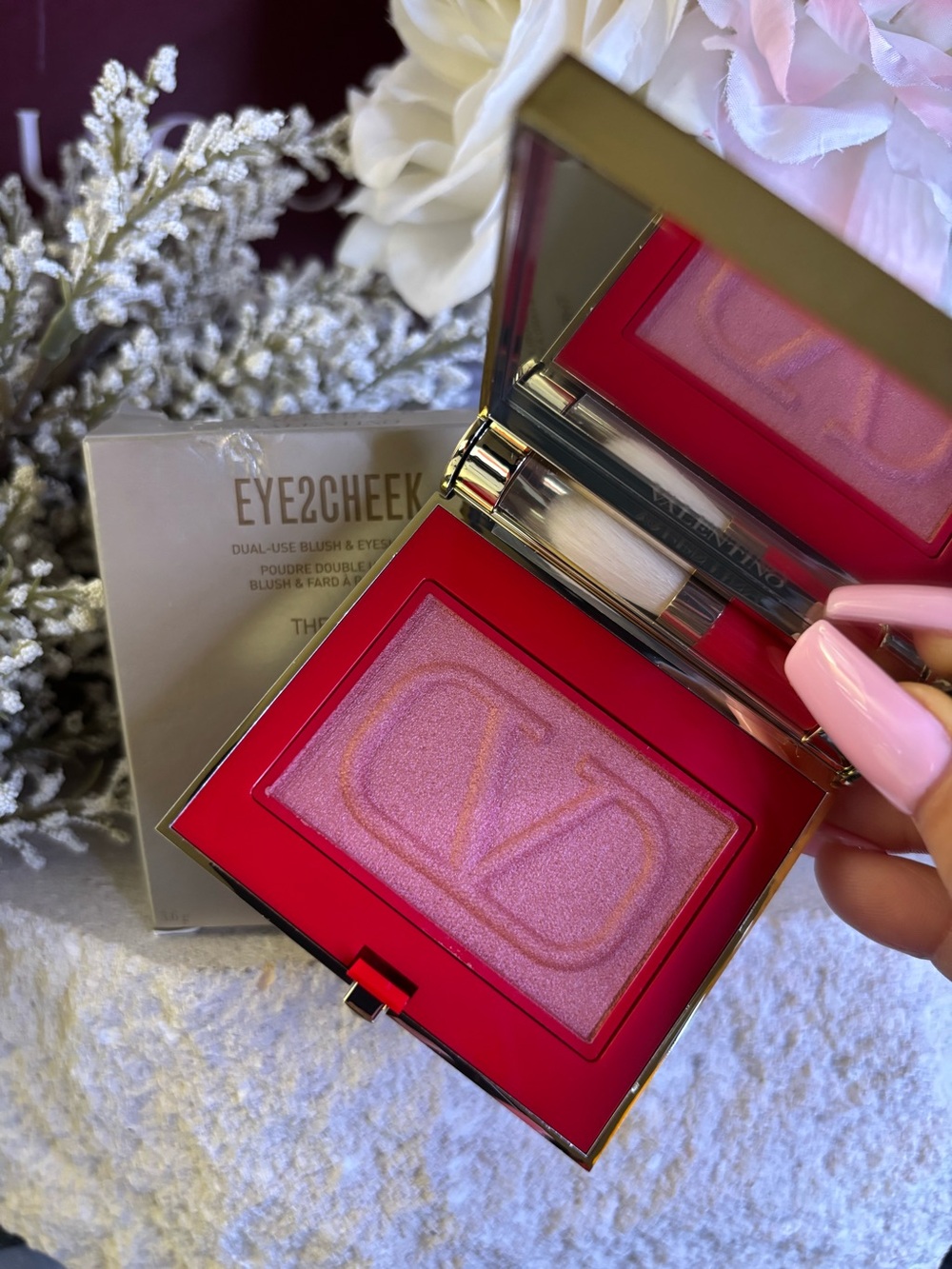 NIB - Valentino - Eye2Cheek Blush and Eyeshadow - Sweet Revel 04